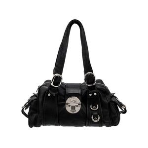 Etro Shoulder Bag Black Leather Handbag